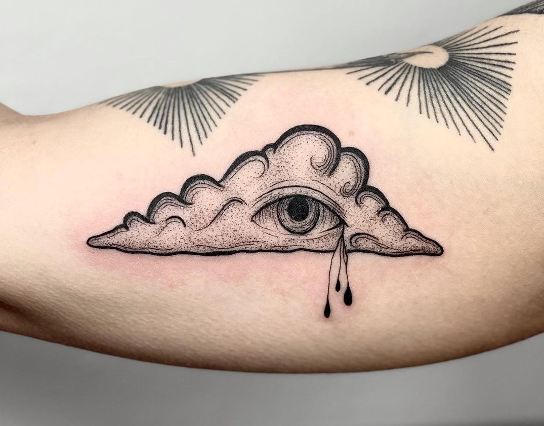 10 Best Cloud Tattoo Ideas You'll Have To See To Believe! | Outsons | Men's Fashion Tips And Style Guides 841_x_1075_jpg