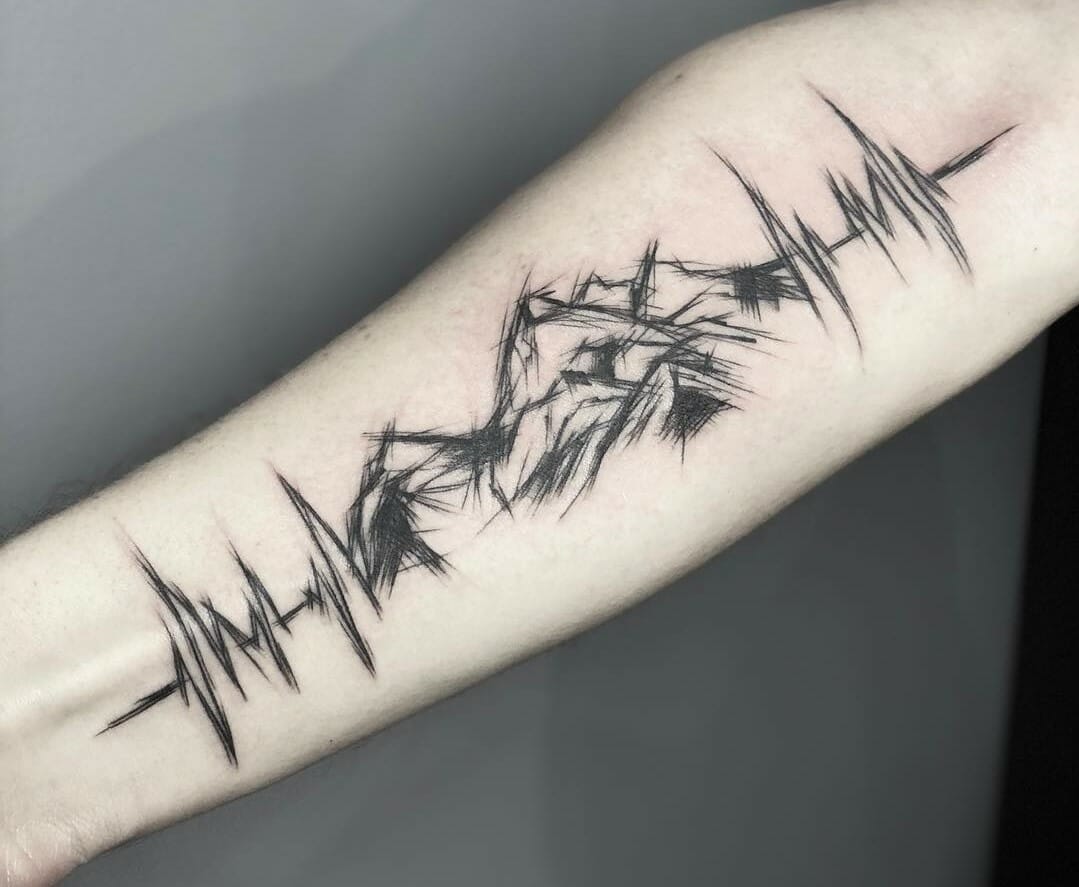 10 Best Ekg Tattoo Ideas You Have To See To Believe! | Outsons | Men's Fashion Tips And Style Guides 887_x_1079_jpg