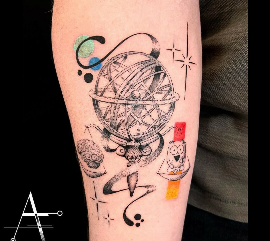 10 Best Globe Tattoo Ideas You Have To See To Believe! | Outsons | Men's Fashion Tips And Style Guides 965_x_1079_jpg