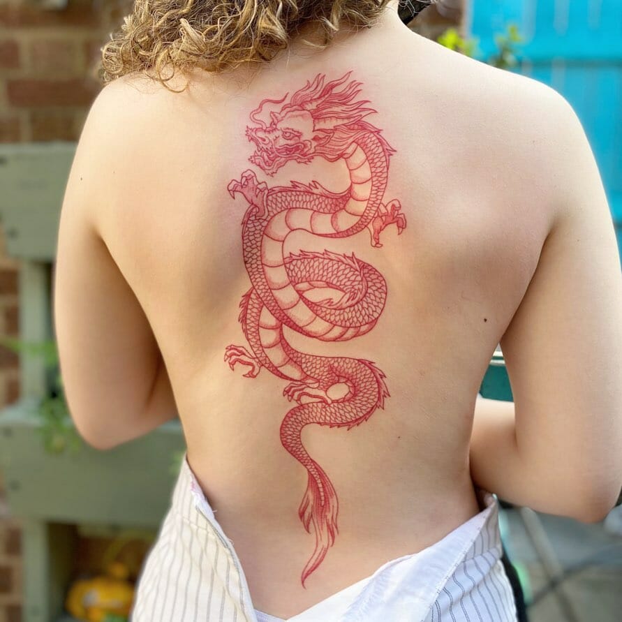 10 Best Dragon Back Tattoo Ideas You'll Have To See To Believe! | Outsons | Men's Fashion Tips And Style Guides 891_x_891_jpg