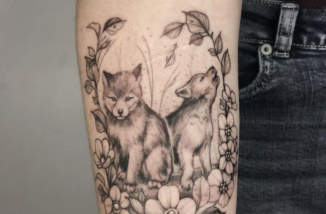 10 Best Baby Wolf Tattoo Ideas That Will Blow Your Mind! | Outsons | Men's Fashion Tips And Style Guides 708_x_1080_jpg