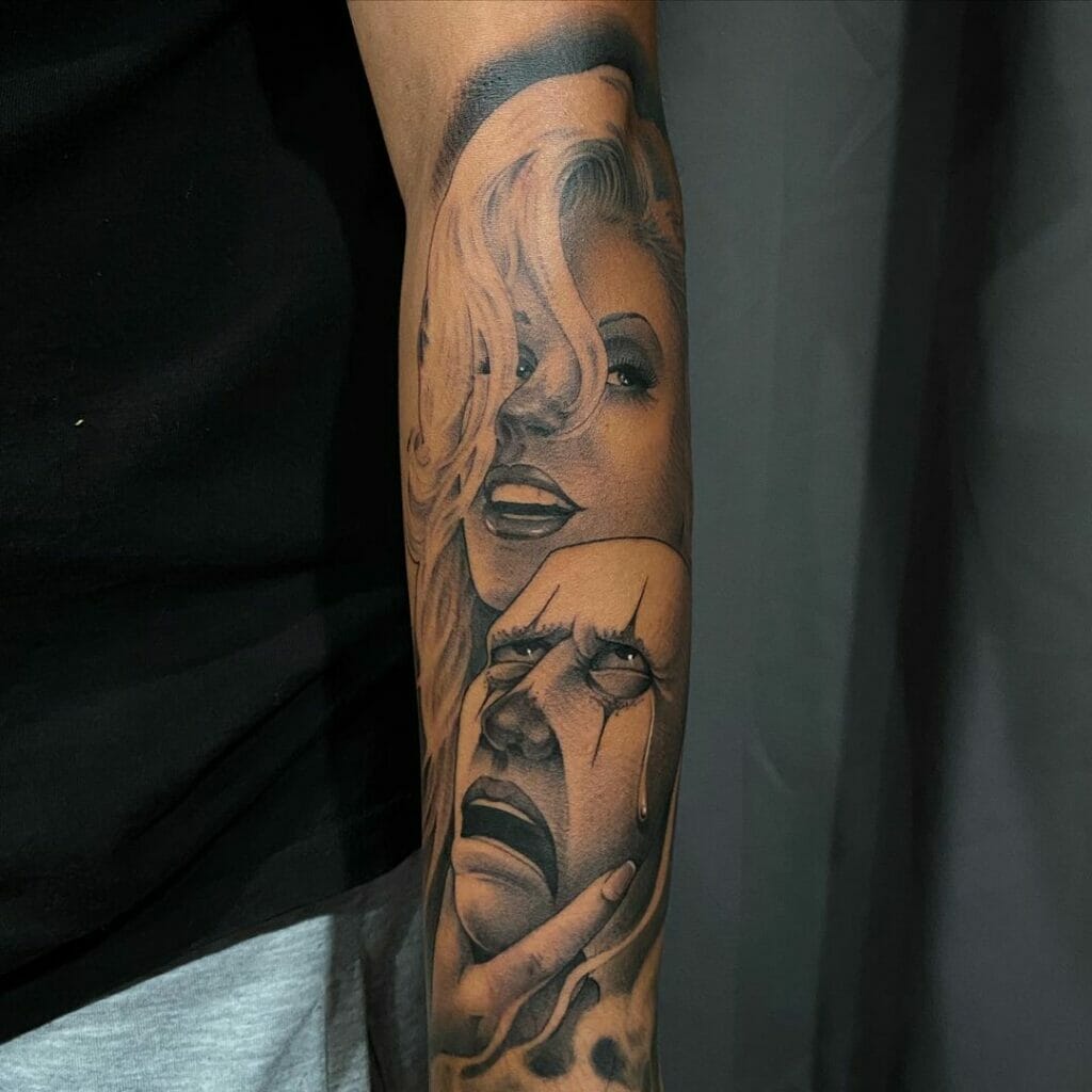 10 Best Laugh Now Cry Later Tattoo Ideas You Have To See To Believe! | Outsons | Men's Fashion Tips And Style Guides 1024_x_1024_jpg