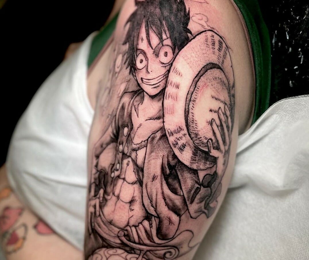 10 Best Luffy Tattoo Ideas You Have To See To Believe! | Outsons | Men's Fashion Tips And Style Guides 906_x_1076_jpg