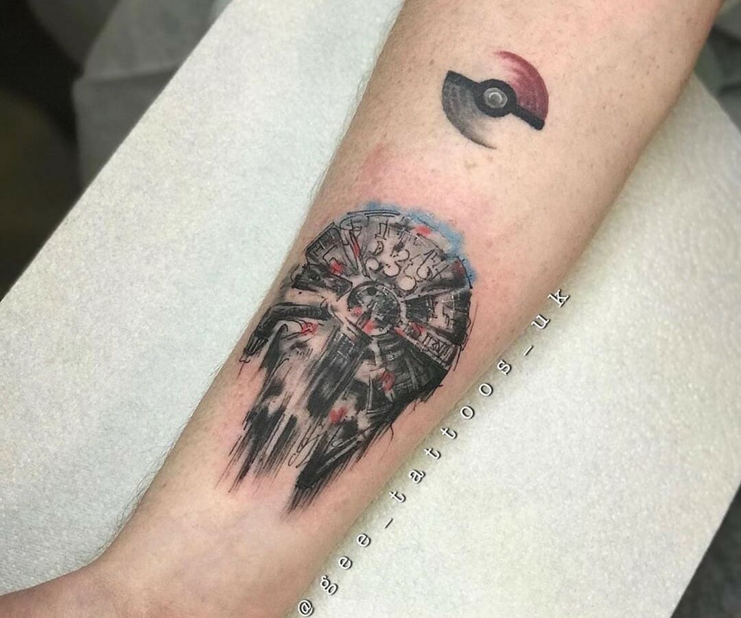 10 Best Millennium Falcon Tattoo Ideas You Have To See To Believe! | Outsons | Men's Fashion Tips And Style Guides 901_x_1080_jpg