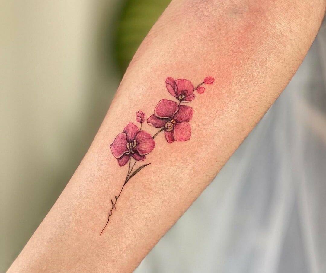 10 Best Orchid Tattoo Ideas You Have To See To Believe! | Outsons | Men's Fashion Tips And Style Guides 902_x_1080_jpg