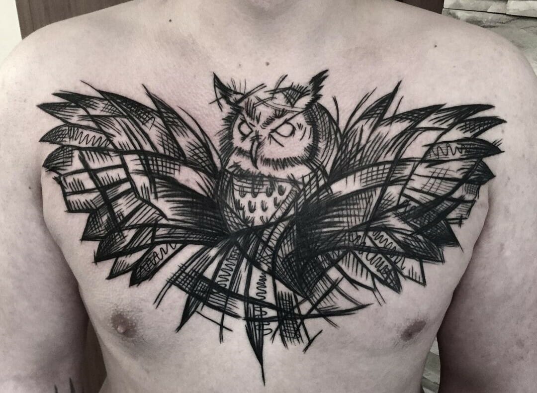 10 Best Owl Chest Tattoo Ideas You Have To See To Believe! | Outsons | Men's Fashion Tips And Style Guides 790_x_1080_jpg