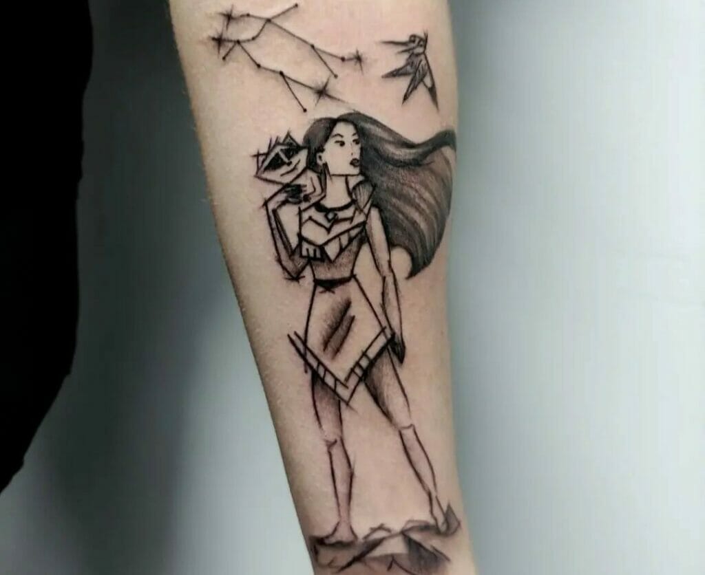 10 Best Pocahontas Tattoo Ideas You Have To See To Believe! | Outsons | Men's Fashion Tips And Style Guides 836_x_1024_jpg