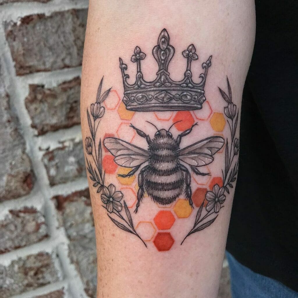 10 Best Queen Bee Tattoo Ideas You Have To See To Believe! | Outsons | Men's Fashion Tips And Style Guides 1024_x_1024_jpg