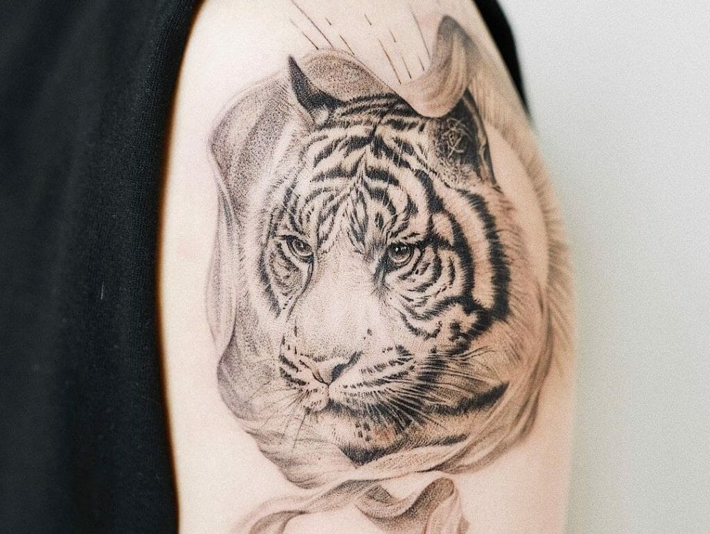 10 Best White Tiger Tattoo Ideas You Have To See To Believe! | Outsons | Men's Fashion Tips And Style Guides 771_x_1024_jpg