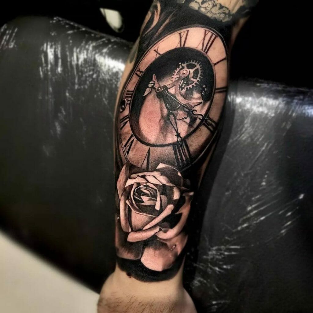 10 Best Clock Gear Tattoo Ideas That Will Blow Your Mind! | Outsons | Men's Fashion Tips And Style Guides 1024_x_1024_jpg