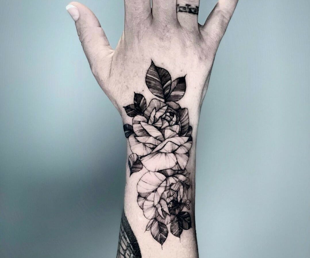 10 Best Flower On Hand Tattoo Ideas That Will Blow Your Mind! | Outsons | Men's Fashion Tips And Style Guides 896_x_1079_jpg