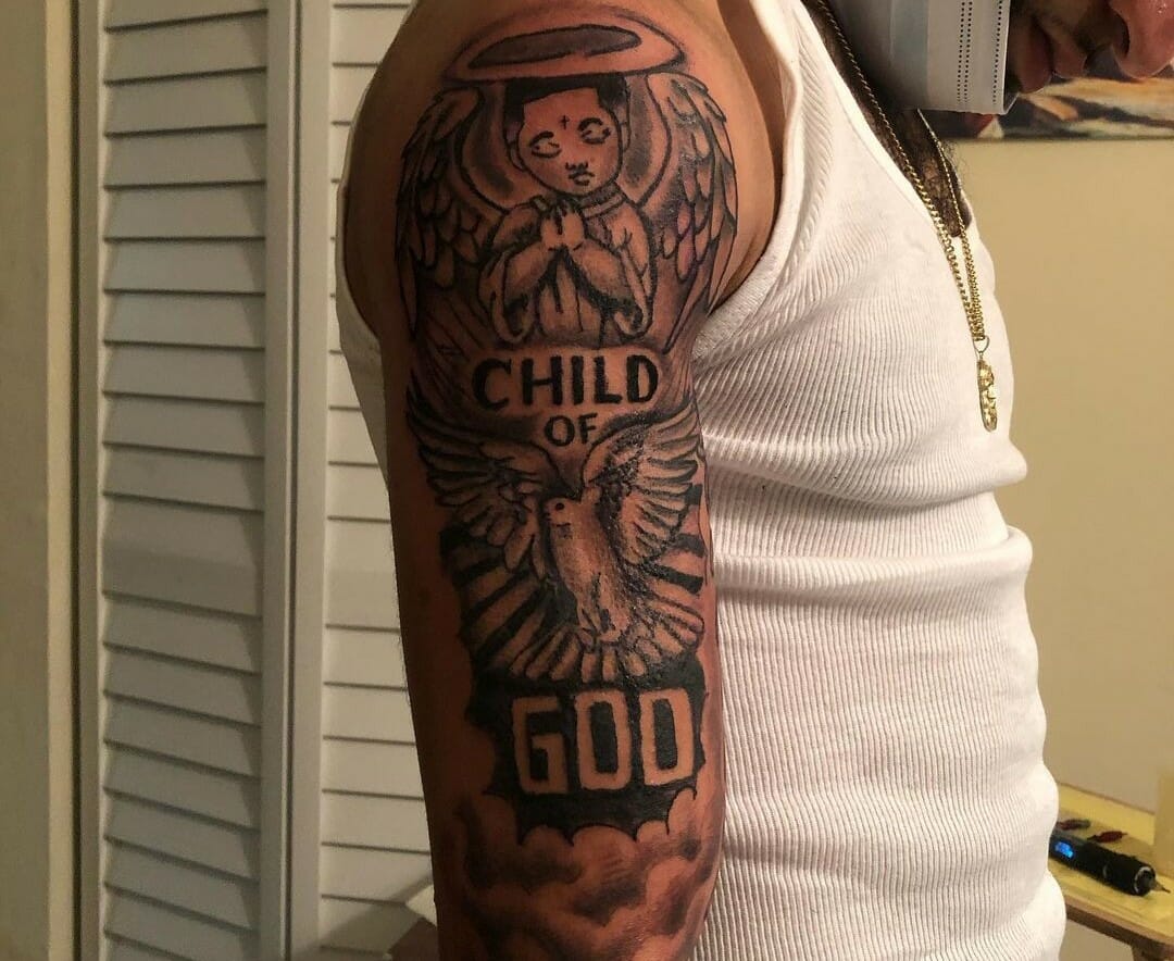 10 Best Child Of God Tattoo Ideas That Will Blow Your Mind | Outsons | Men's Fashion Tips And Style Guides 884_x_1080_jpg