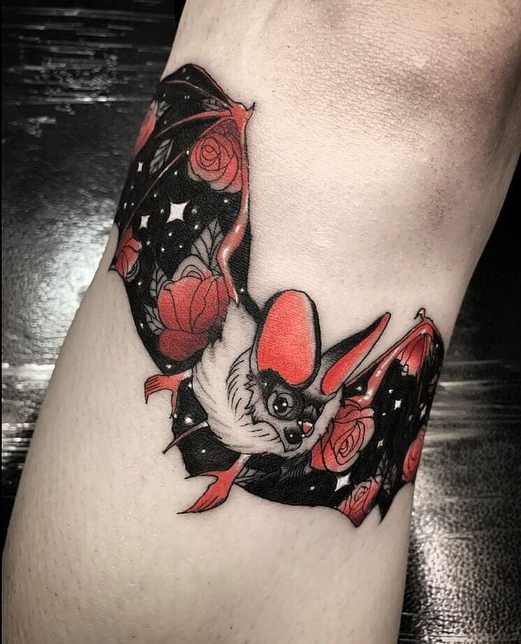 10 Best Neo-Traditional Bat Tattoo Ideas That Will Blow Your Mind! | Outsons | Men's Fashion Tips And Style Guides 922_x_746_jpg