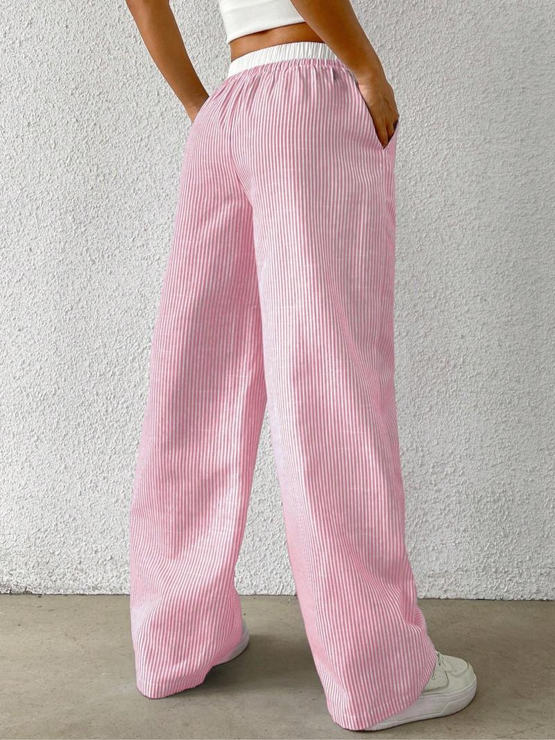 LAUREN WEAL Striped Pants, Detail View