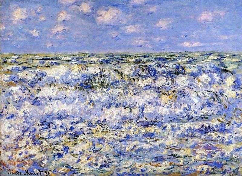 Breaking Waves By Claude Monet Monet Claude