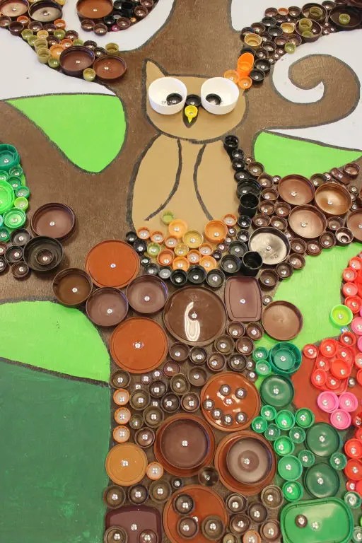 Brookfield Students Fashion Their Dream Forest From Bottle Caps Brookfield Wi Patch