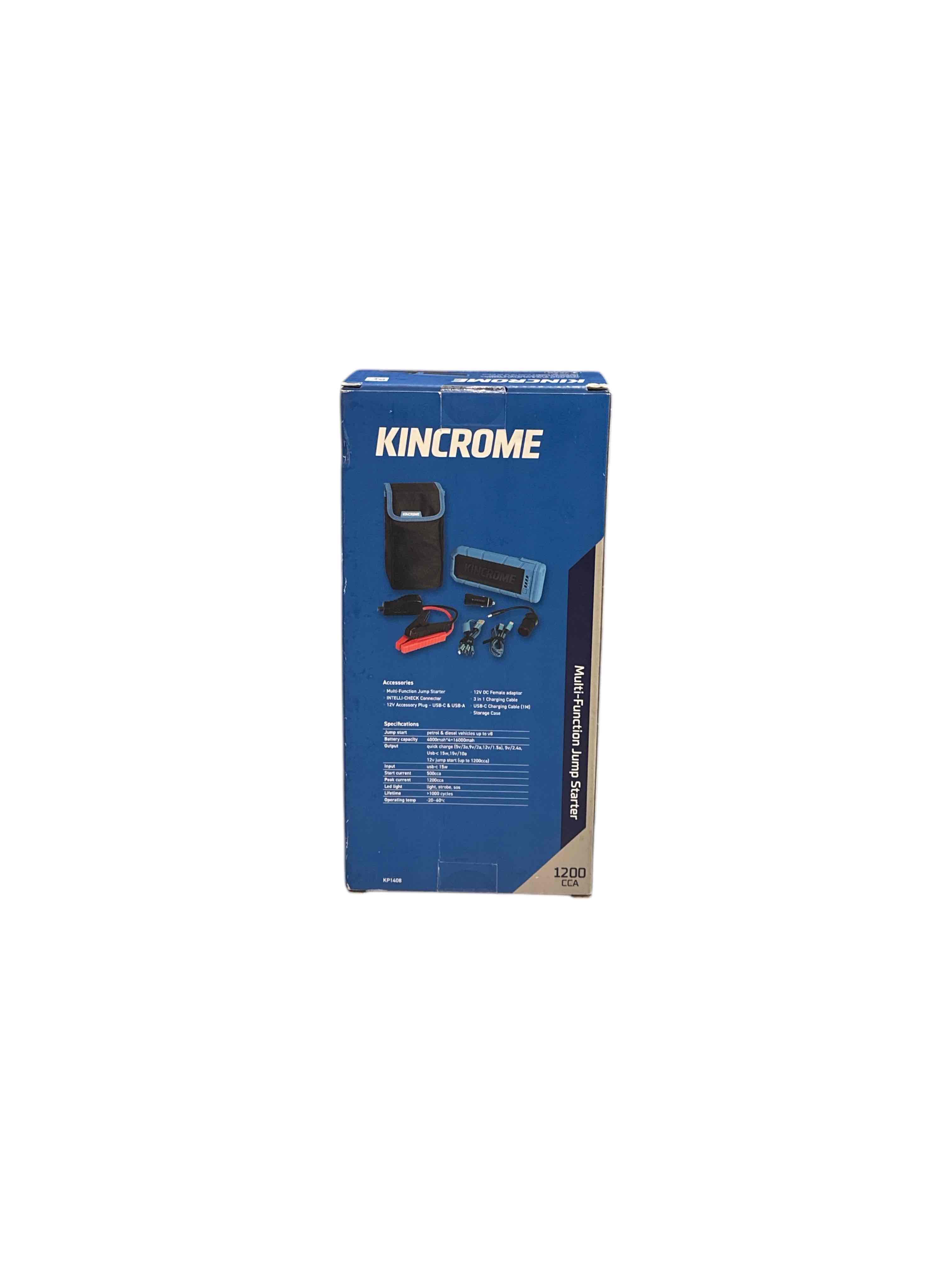 KINCROME JUMP STARTER 1200CCA