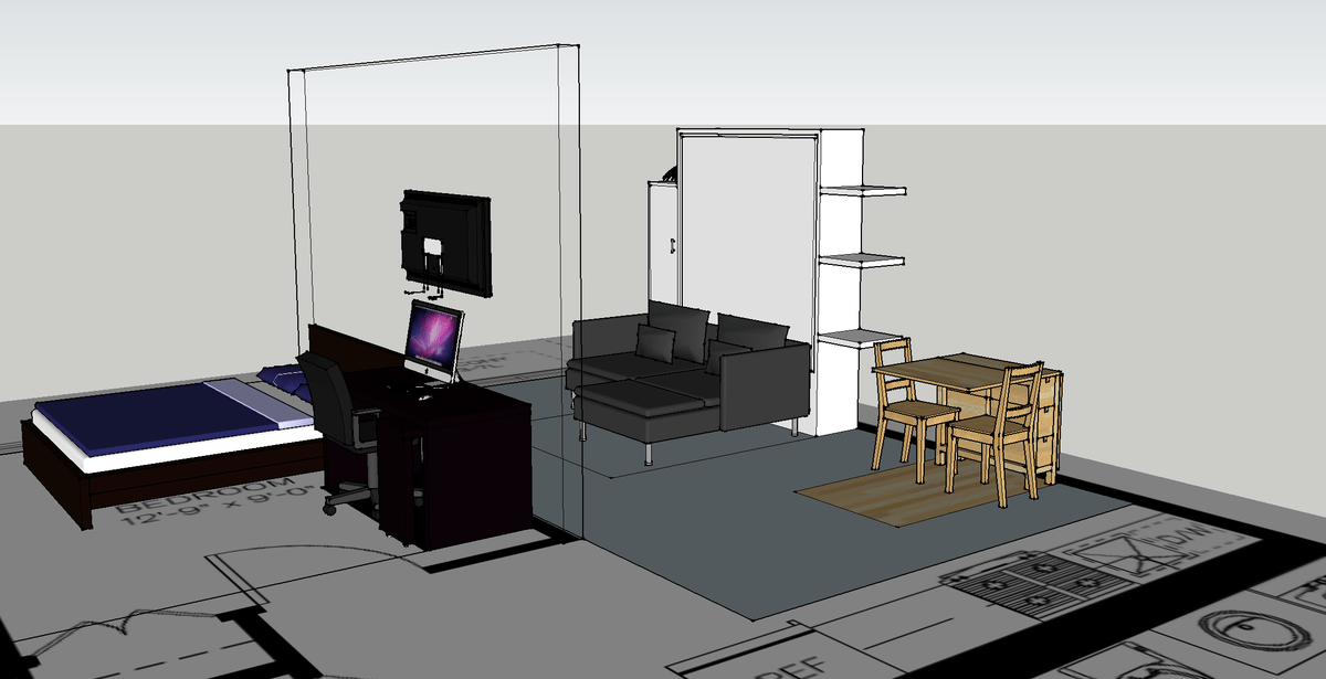 3d Warehouse On Twitter Check Out This Ikea Hack Using Sketchup Wall Bed Sofa Cabinet Shelf Combo By Avalonawoken Http T Co Nlb9z3iinp Http T Co 7hggbbdop2