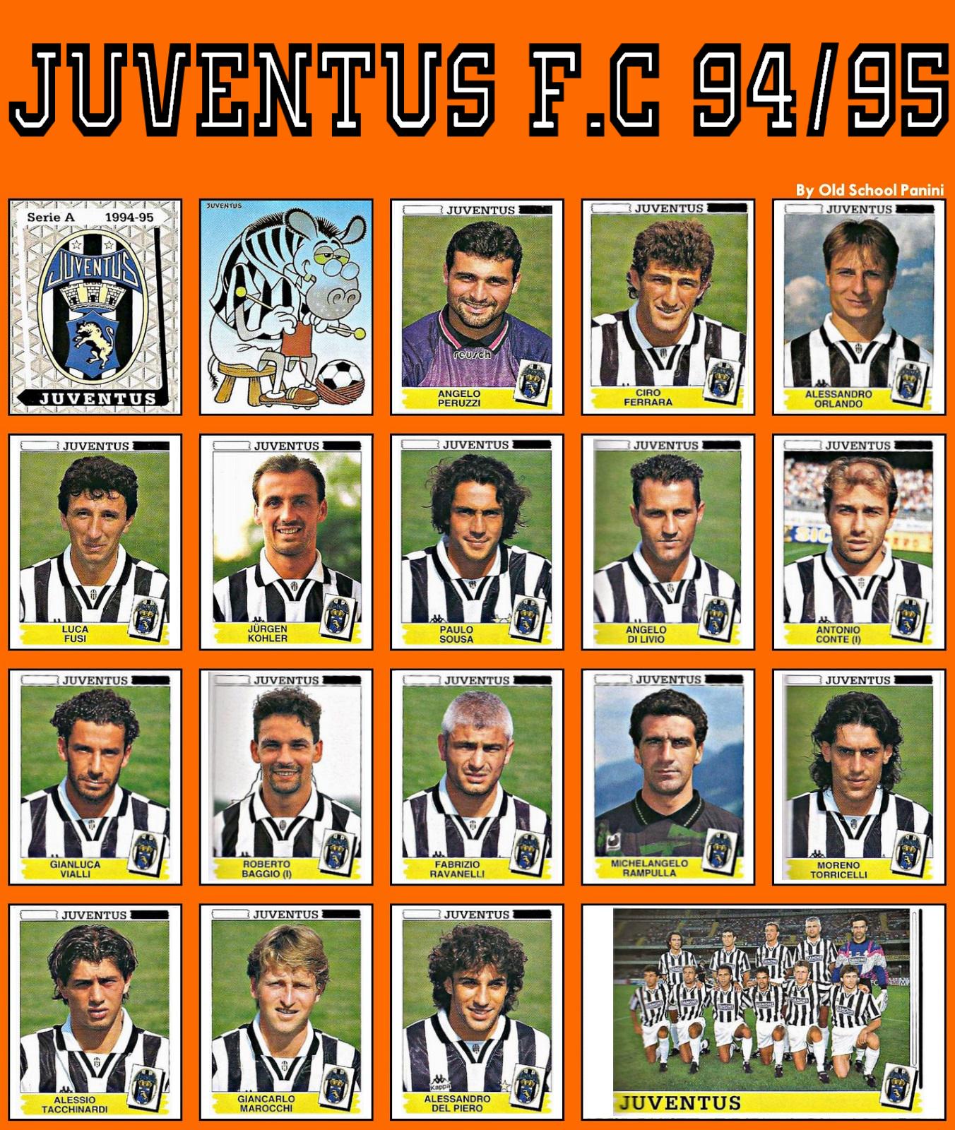 Old School Panini On Twitter: "Juventus Fc 1994-95 Http://T.co/Lsjqts8Xui" / Twitter 1600_x_1352_jpg