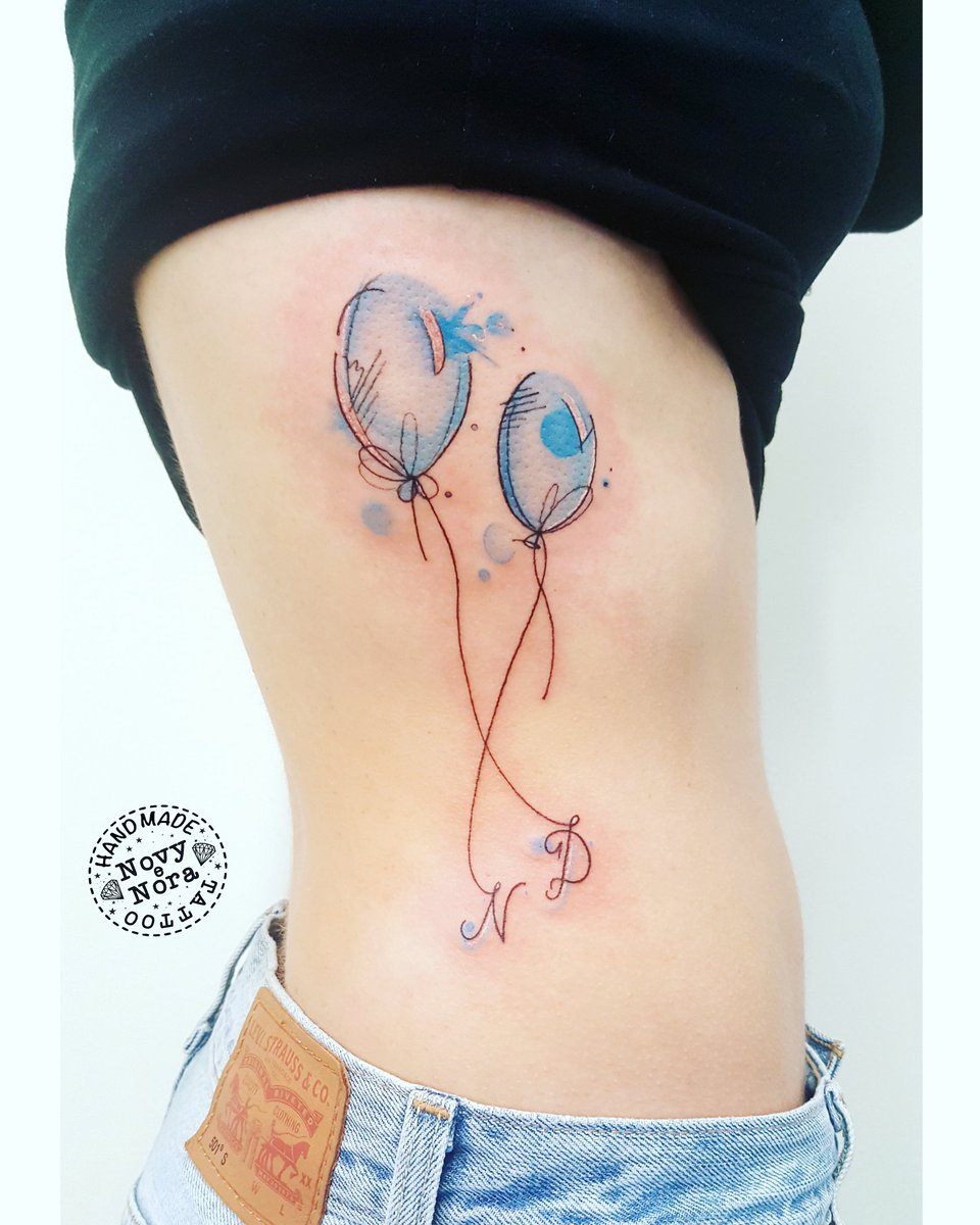 Novytattoo Handmade On Twitter: "Watercolor Balloons Tattoo 💙 #Balloons🎈 #Ballonstattoo #Loveballoons #Tattooedgirl #Watercolortattoo #Watercolors #Acquerelli #Palloncini #Handmadetattoostudio #Inkedgirl #Inkart #Tattoo #Girlink #Carpi #Onmyskin ... 1200_x_960_jpg