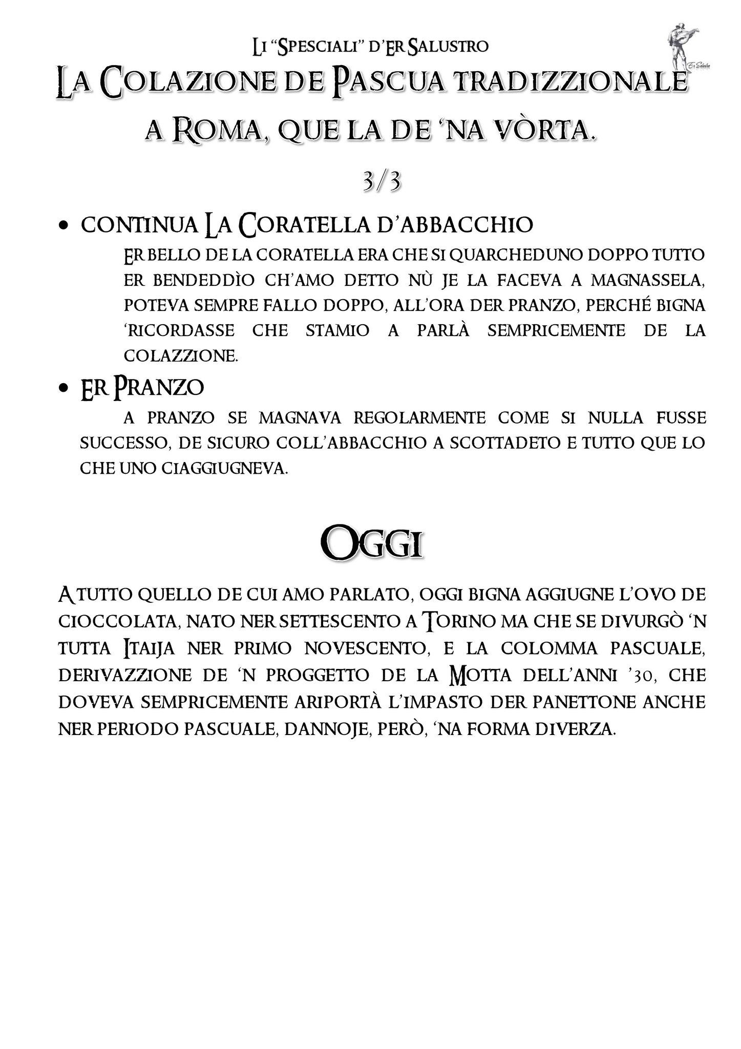 Er Salustro On Twitter Roma Romanesco Dialetto Tradizione Pasqua Pasqua2019 Colazione 21aprile Ersalustro Ogniuno A Casa Sua Fa Come Je Pare Ma Queste Ereno Probbabbirmente Solo Arcune De Que Le Ched Ereno Le