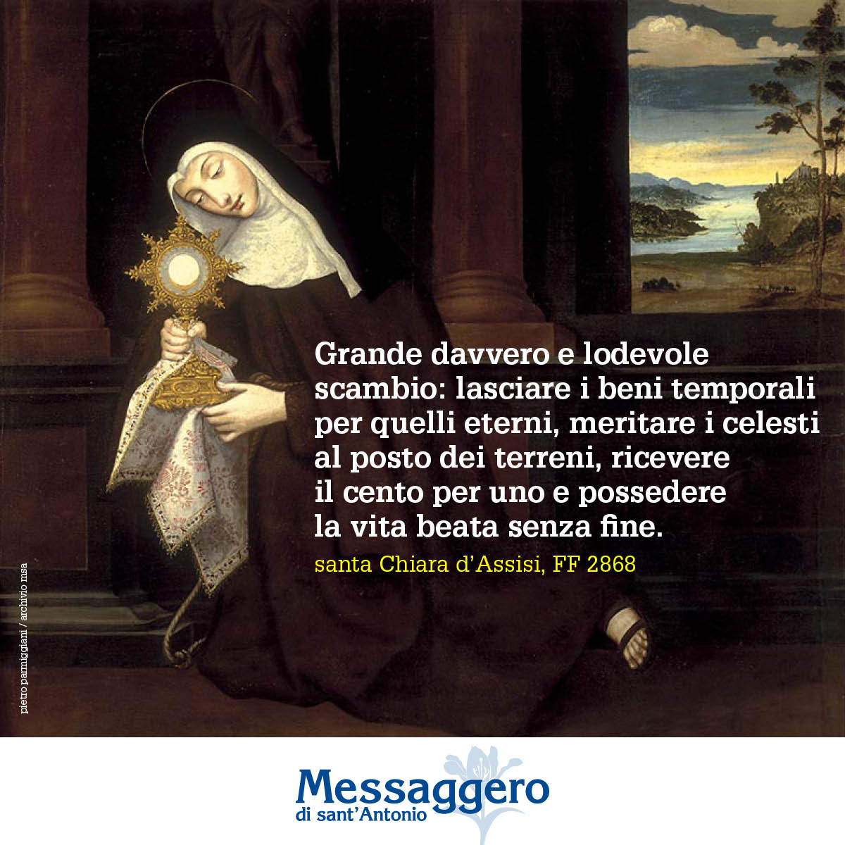 Messaggero S Antonio Ar Twitter Festa Di Santachiara Di Assisi Donna Meravigliosa Maestra D Amore E Buon Onomastico A Tutte Le Donne Che Portano Il Suo Nome Https T Co Qbspn7njix