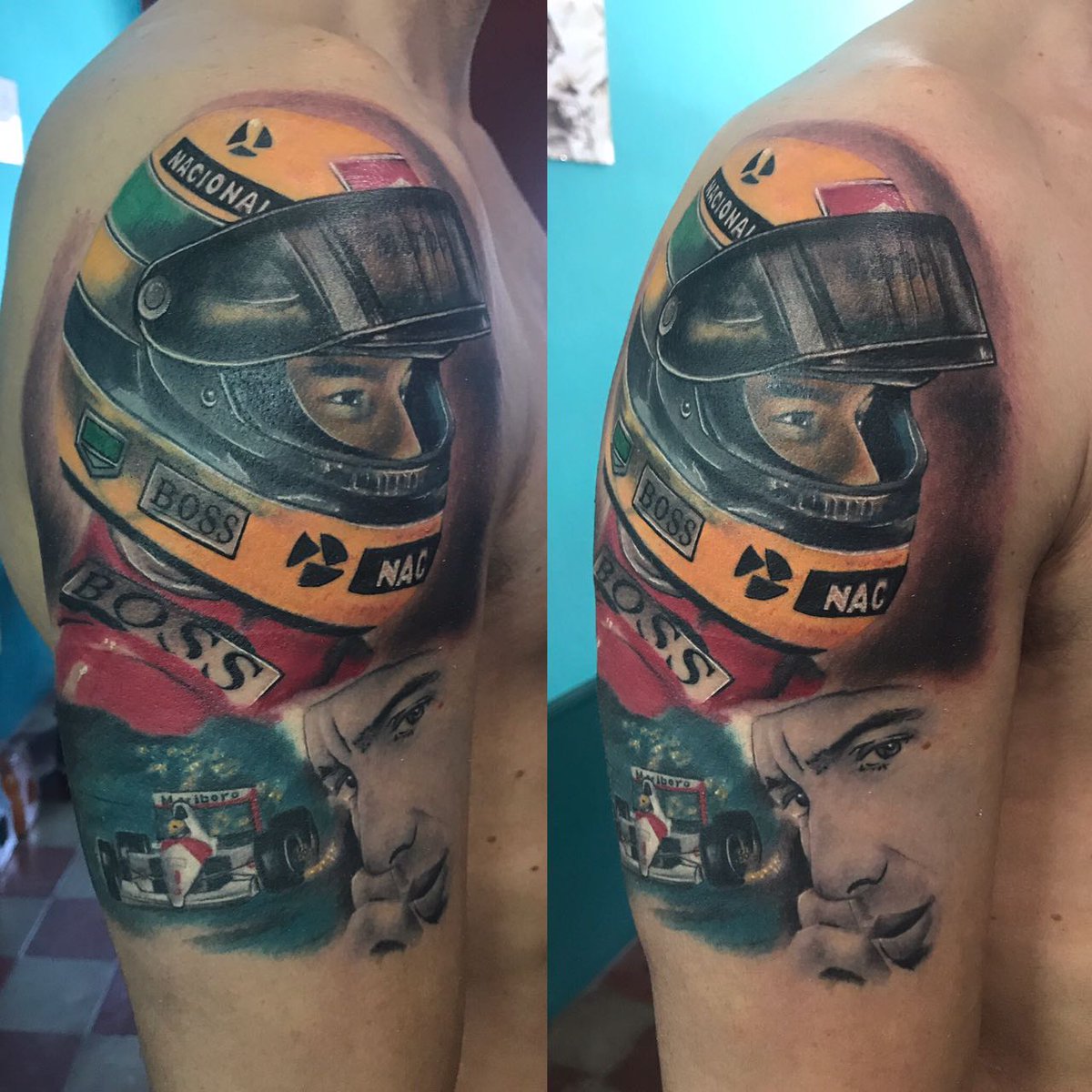 تويتر \ Mariano Acebal على تويتر: "Tattoo Terminado! #Ayrton #Senna ❤ Https://T.co/Hamkpx8Lrp" 1200_x_1200_jpg