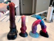 Ebony bad dragon horse dildo  1