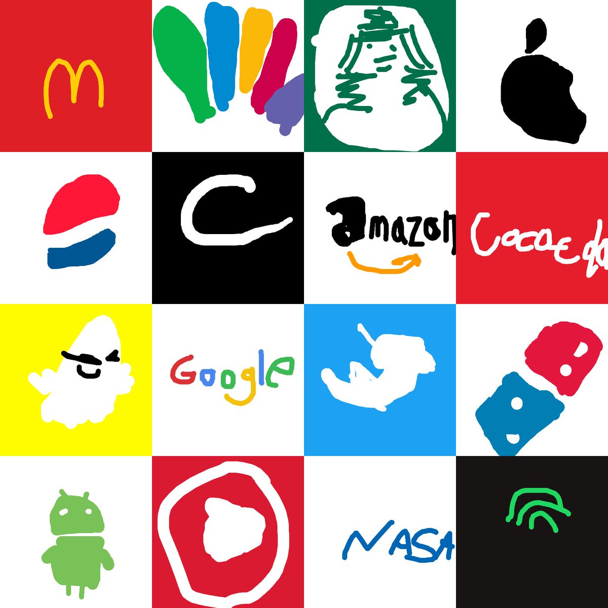 Neal Agarwal On Twitter This Is How I Drew The Logos From Memory The Twitter Logo Has Seen Better Days Https T Co Gyxcsnfaiw