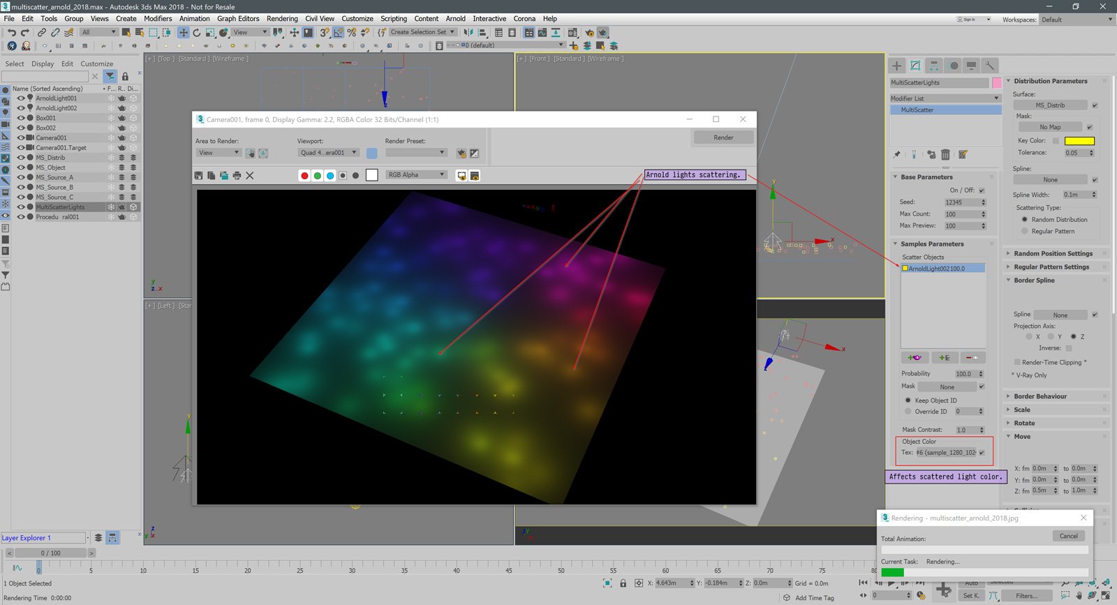Icube R D Group On Twitter Multiscatter 1 077 Adds Initial Arnold Renderer Support For 3ds Max 2018 And 2019 Currently Supported Generic 3ds Max Geometry Arnold Procedural Objects Arnold Volume Objects Arnold