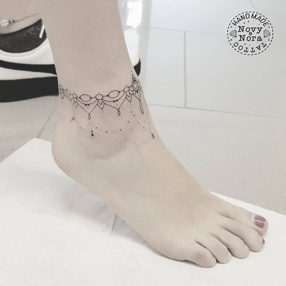 ربع الدائرة سامح موسوعة Tatuaggio Bracciale Caviglia - Thebodyprojectuk.com