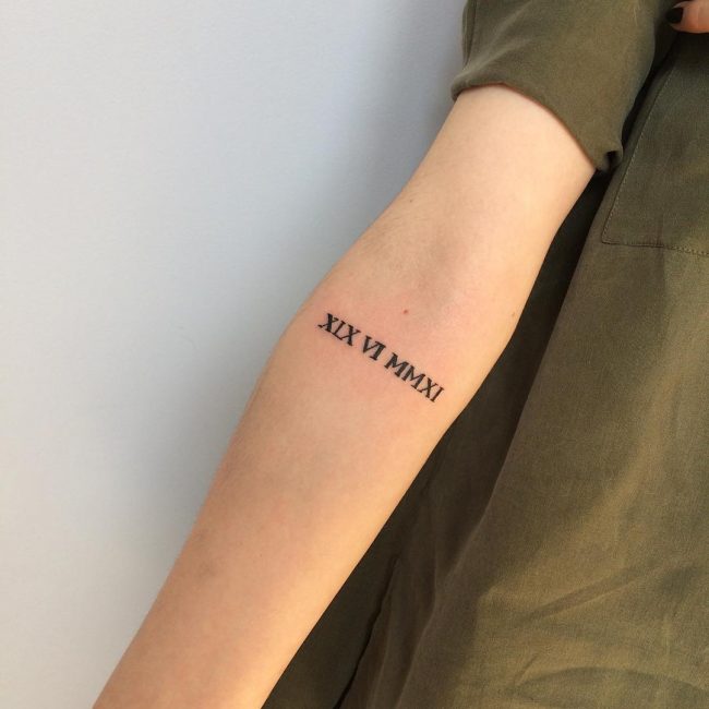 Mike Tattoo Artist Ar Twitter: "This Tattoo Is Generally For Writing Any Roman Numeral That One Wants. Since The Back Has A Large Space For Tattooing, If The Numerals You Want To 650_x_650_jpg