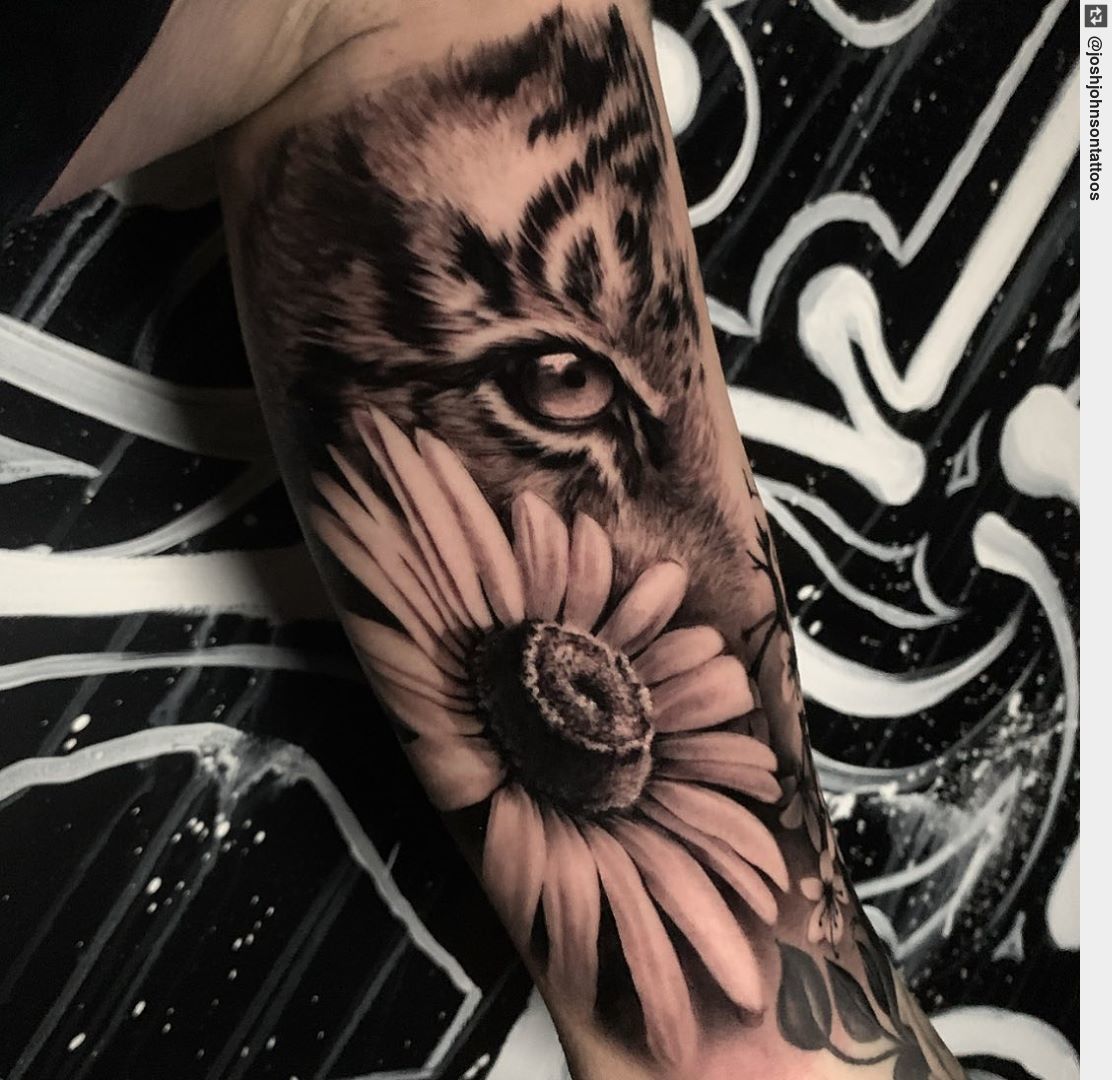 Tattoo Ness On Twitter: "Additions ๐ค๐ป๐ #Tiger #Tigertattoo #Daisy #Tattooartist #Tattoo #Inked #Ink #Tattooart #Tattoos #Tattoodesign Https://T.co/1Nke7G6Hfx" / Twitter 1080_x_1112_jpg