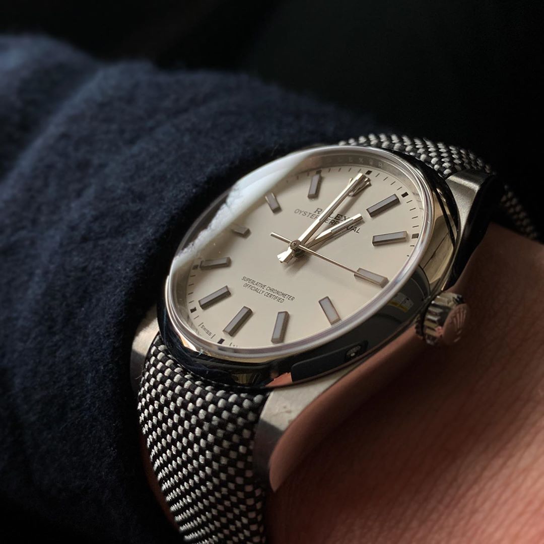 ঠà¦à¦ র Everest Bands The White Dial Oyster Perpetual Looks Amazing On White Nylon Killer Combo For Strapsaturday Thanks For Sharing Kgoodpark Customize Your Rolex Watch At Https T Co 3p8esefowe Rolex Subc Rolexoysterperpetual