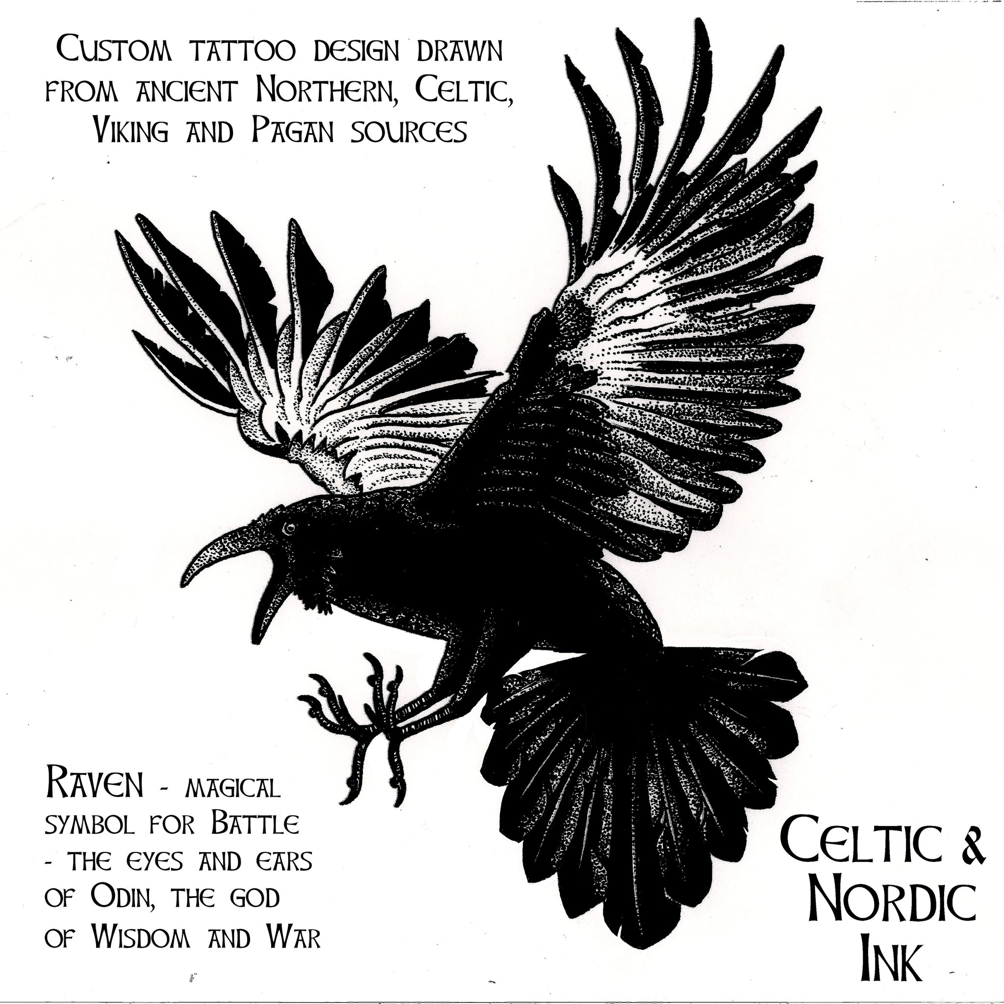 Duncan Liondog 在 Twitter 上:"Nordic Raven - Line And Dotwork Dm For Bookings. Diary Open Once These Crazy Times Are Over #Raven #Raventattoo #Dotwork #Dotworktattoo #Vikingtattoo #Viking #Vikingink #Nordictattoo #Dotwork #Celtictattoo #Pagan # 2048_x_2048_jpg