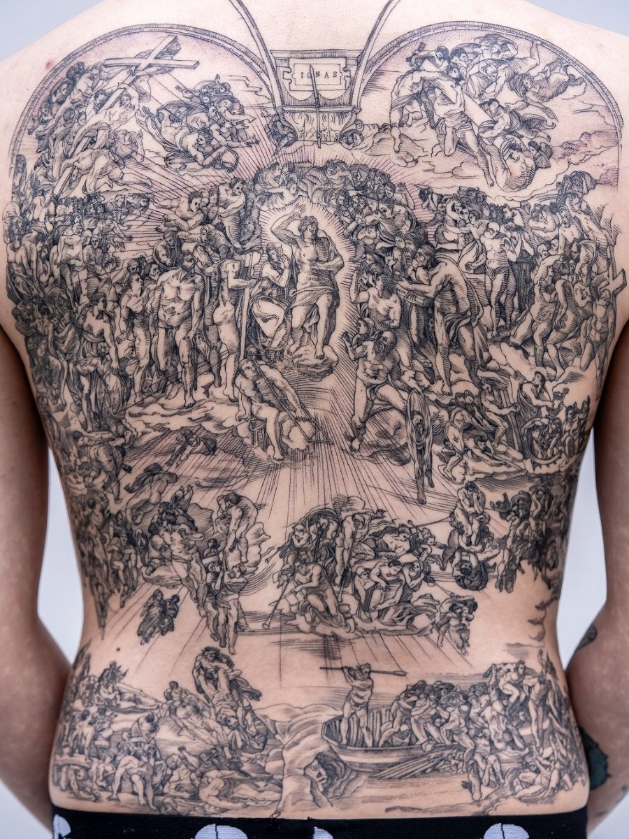 Ramón Auf Twitter: "Woojin Choi > The Last Judgment (Michelangelo) #Tattoo #Ink #Art Https://T.co/Njm08Kw4Z5" / Twitter 1200_x_900_jpg