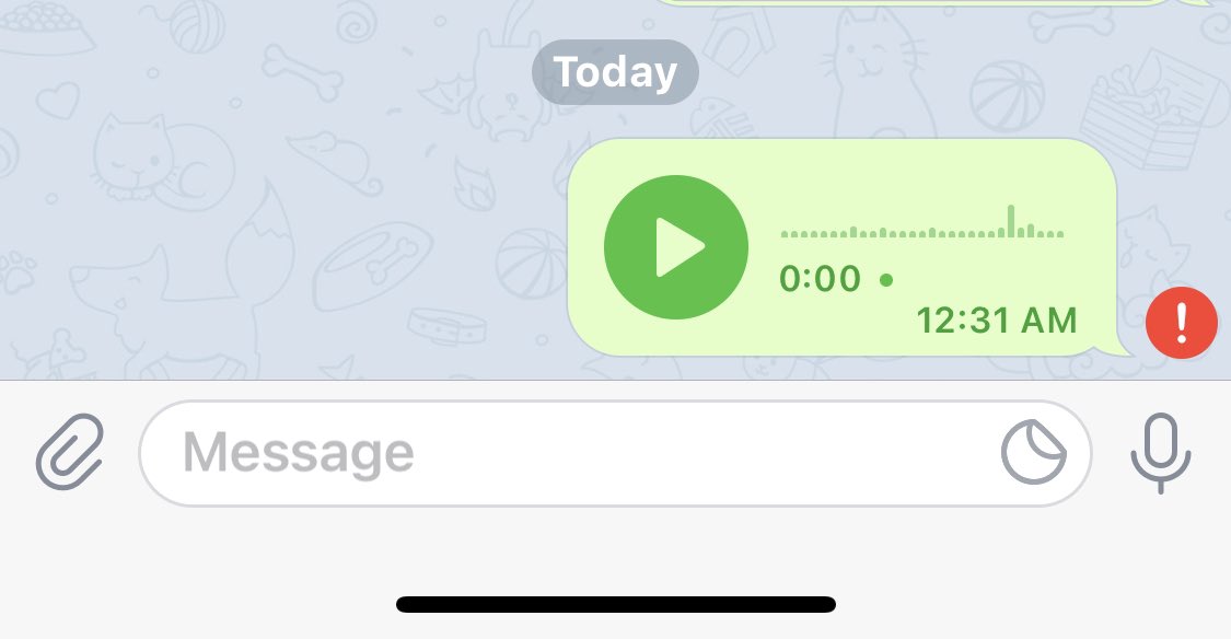 Telegram Messenger Na Tviteru Elhadjdiallo This Is A Known Issue That Our Devs Are Currently Working To Fix For The Moment To Properly Send The Audio You Can Either Record Directly In