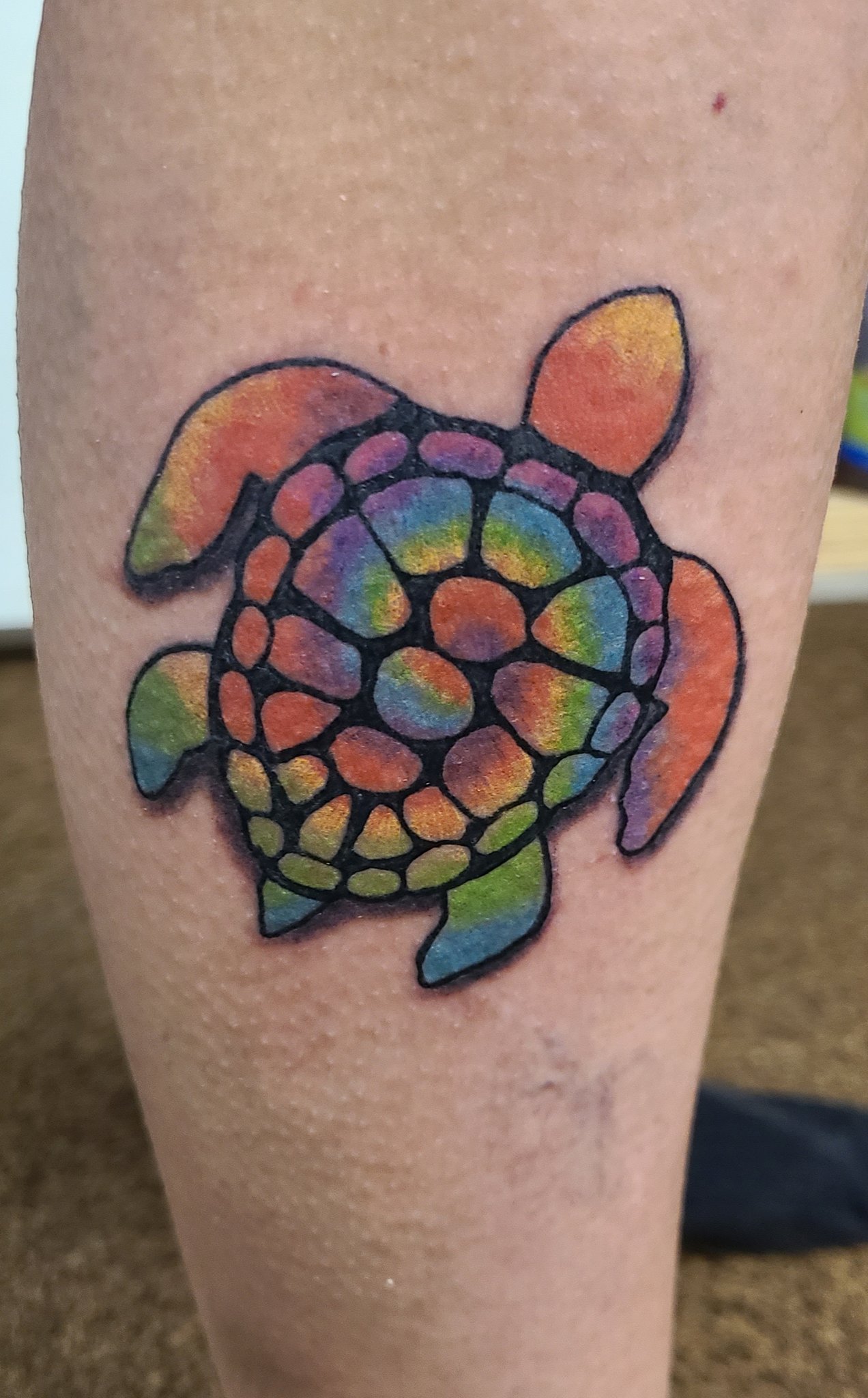 Bruce Benkert On Twitter: "Tiedye Turtle Tattoo I Did Today. #Tattoosbybee # Tattoo #Turtle #Turtletattoo #Tiedye #2020 #Colors Https://T.co/5Qdfqaybpo" / Twitter 2048_x_1272_jpg