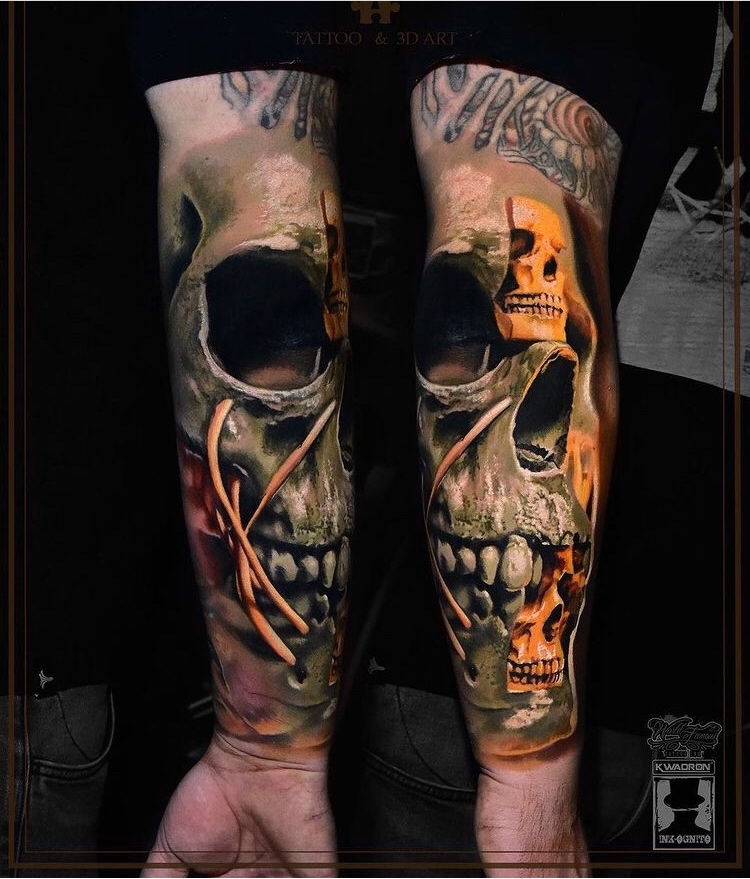 Dermalizepro On Twitter: "Futuristic-Skull Piece Done By #Tofi - Dermalize Pro Team Artist. What Do You Think About It? Comments Below ⬇️ Tattoo Protected With Dermalize. Protect Your Art! π #Dermalizepro Https://T.co/Maqphoekdr" / 879_x_750_jpg