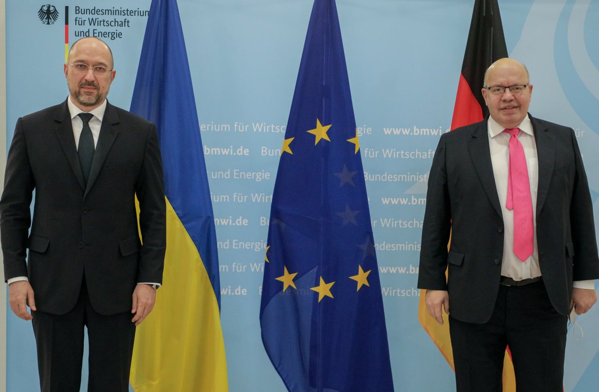 Denys Shmyhal عÙ٠تÙÙØªØ± Deutschland S Erfahrung Im Energiesektor Ist Sehr Wichtig Fur Die Ukraine Ich Bin Peteraltmaier Fur Das Hohe Niveau Unserer Zusammenarbeit Dankbar Ukraine Teilt Prinzipien Von Greendeal Wir Hoffen