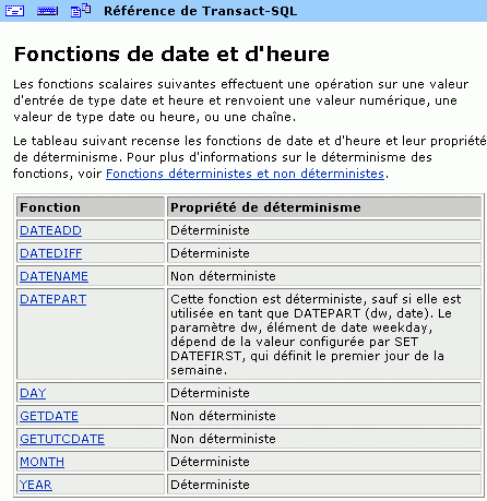 Bases de données SQL - Types de données