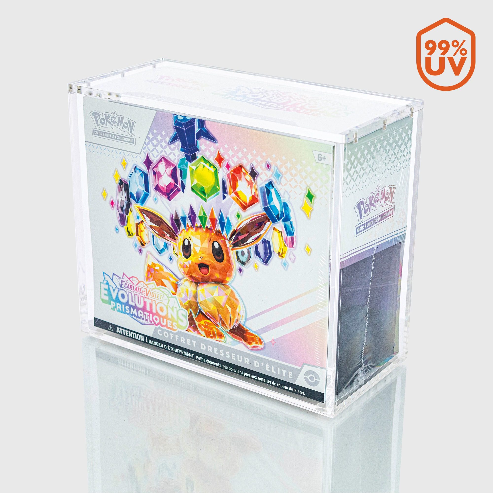 Phoenix Shield Protection Acrylique pour Elite Trainer Box (ETB) Pokémon