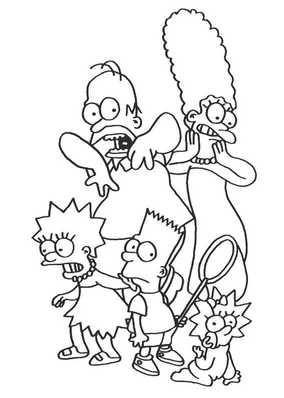 45 Disegni Dei Simpson Da Colorare | Pianetabambini.it 794_x_567_jpg