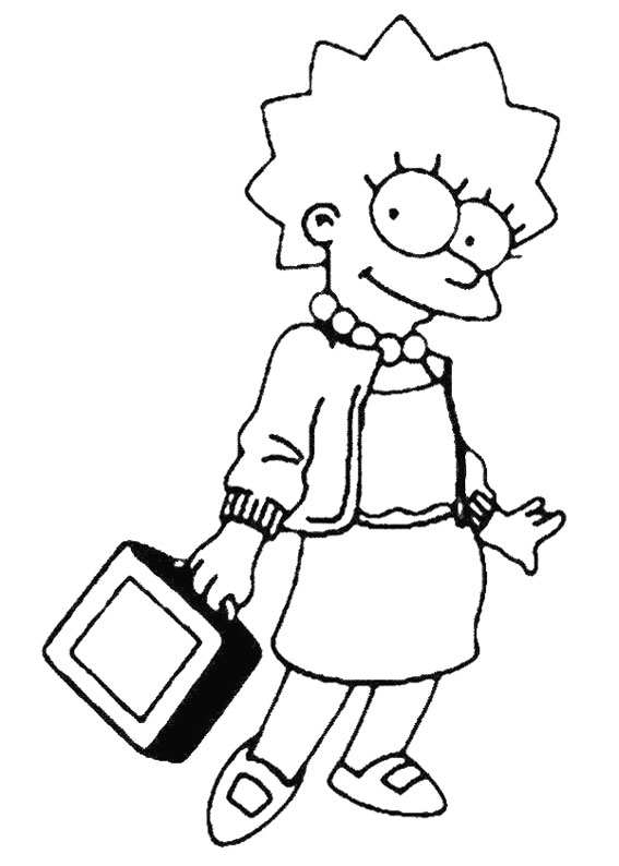 45 Disegni Dei Simpson Da Colorare | Pianetabambini.it 794_x_567_jpg