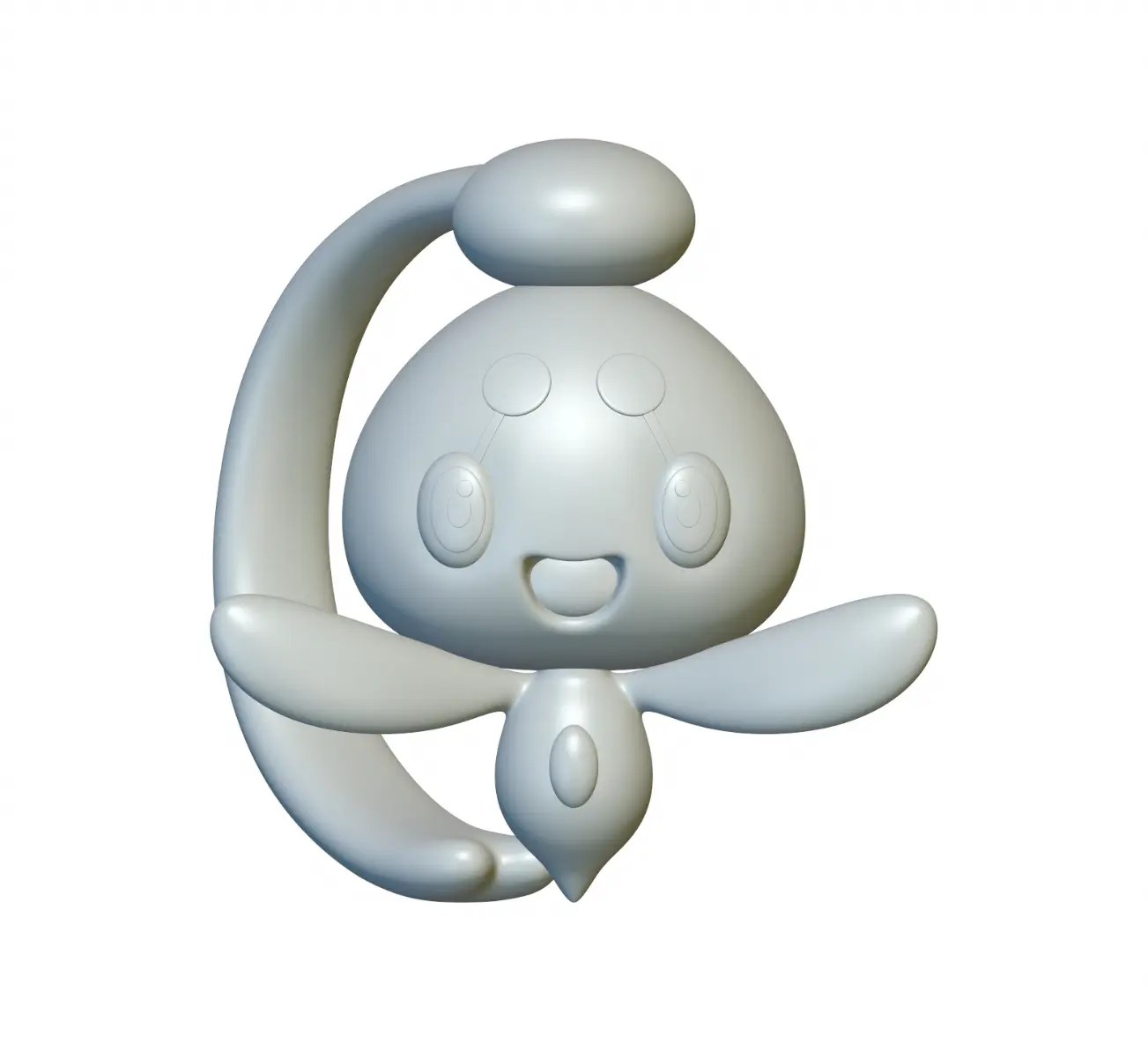 Characters & Creatures STL загрузка - Pokemon Phione 489 - Готов к  3D-печати! - Deleted Account9345339734