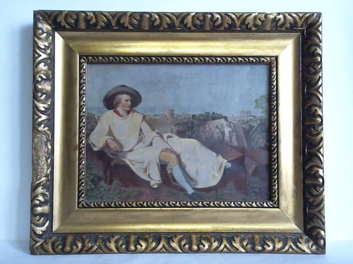 Goethe In Der Romischen Campagna Ol Auf Leinwand Nach Einem Gemalde Von Johann Heinrich Wilhelm Tischbein By Goethe Johann Wolfgang Von Cebuch