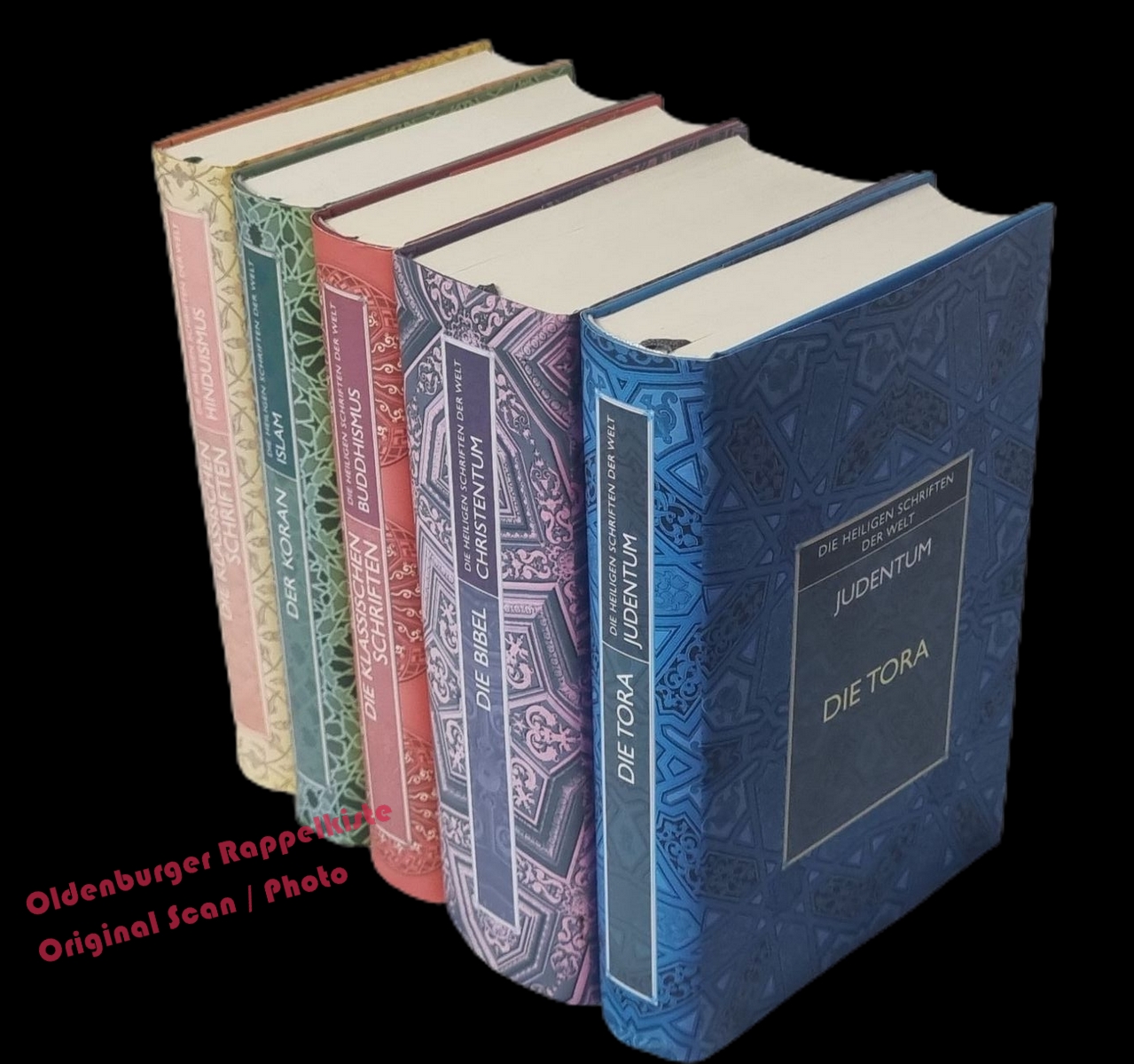 Die Heiligen Schriften Der Welt 5 Bde Die Bibel Christentum Die Tora Judentum Der Koran Islam Die Klassischen Schriften Des Hinduismus Die Klassischen Schriften Des Buddhismus Kung Hans Hrsg By Kung Hans Hrsg Sehr Gut