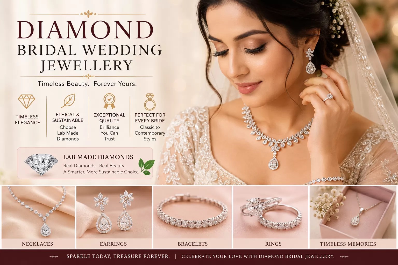 Diamond Bridal Wedding Jewellery: A Timeless Choice for Every Bride