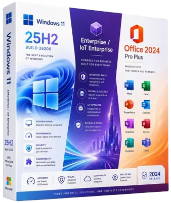 Windows 11 Enterprise/Iot Enterprise 25H2 v26200.8894 + Office 2024 Pro+ July 2026 Windows 11 Enterprise/Iot Enterprise 25H2 v26200.8894 + Office 2024 Pro+ July 2026