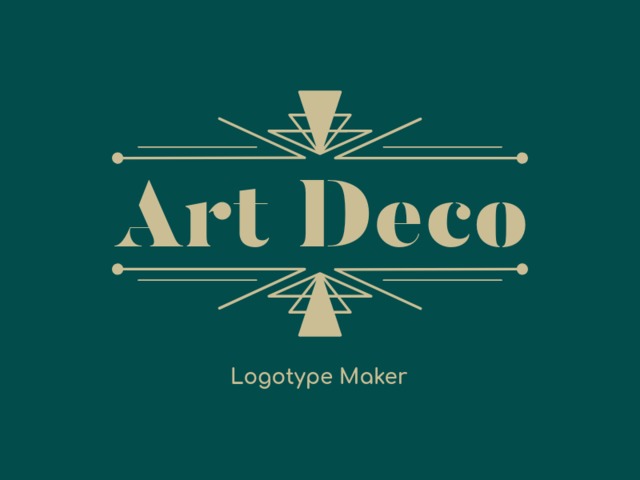 Placeit Abstract Logo Maker Featuring An Art Deco Style
